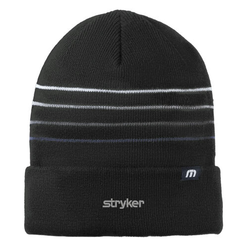 TravisMathew Striped Cuffed Beanie Thumbnail